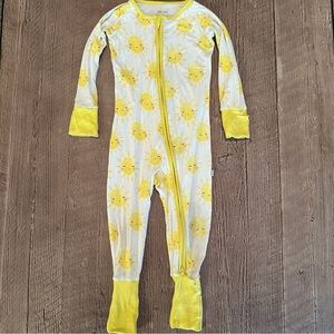 Little Sleepies Sunshine Zippy Pajamas 12-18M